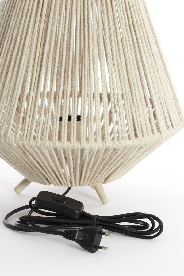 Light & Living Tafellamp 'Felida' 32cm, kleur Crème