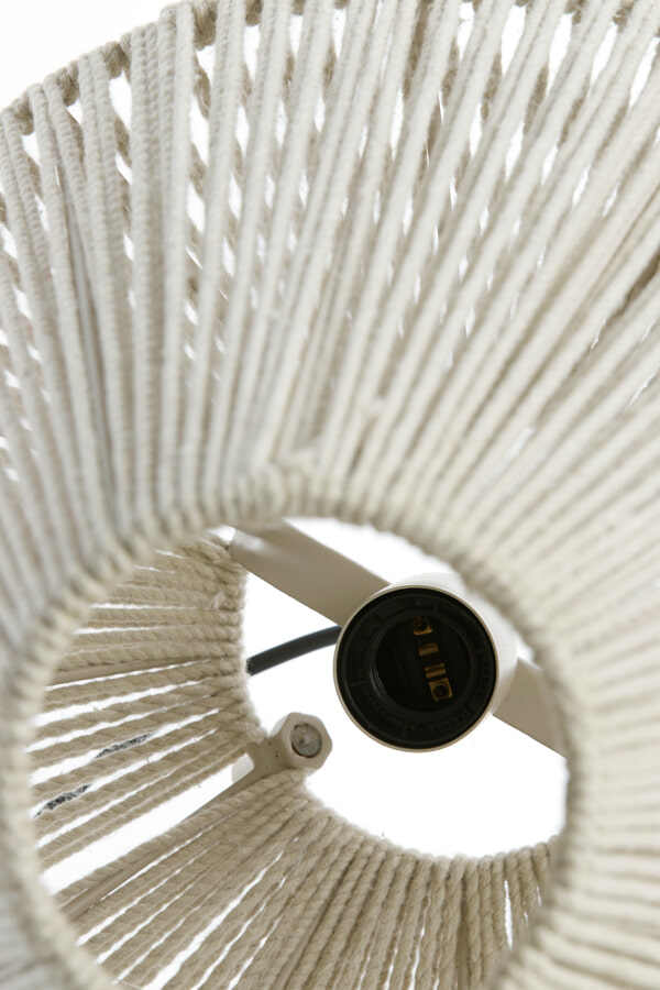 Light & Living Tafellamp 'Felida' 40cm hoog, kleur Crème