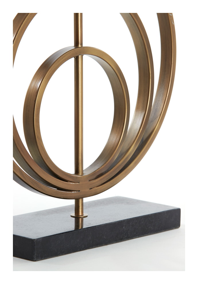 Light & Living Tafellamp 'Cassel' 50cm, kleur Antiek Brons (excl. kap)