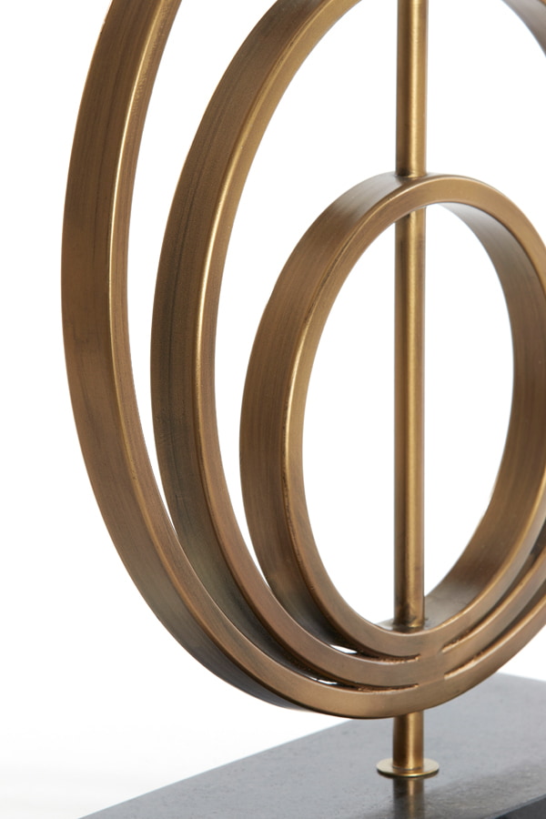 Light & Living Tafellamp 'Cassel' 50cm, kleur Antiek Brons (excl. kap)