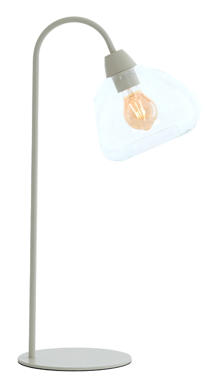 Light & Living Tafellamp 'Bisho' 61cm, kleur Crème
