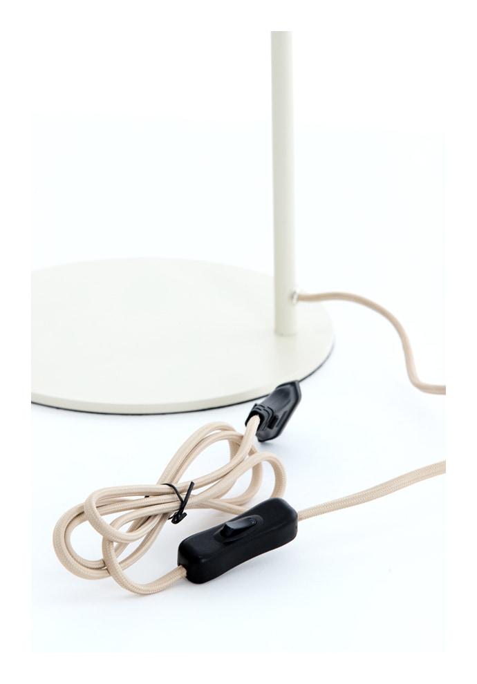 Light & Living Tafellamp 'Bisho' 61cm, kleur Crème
