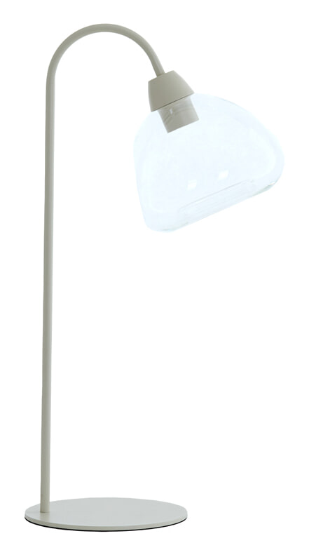 Light & Living Tafellamp Bisho 61cm - Crème