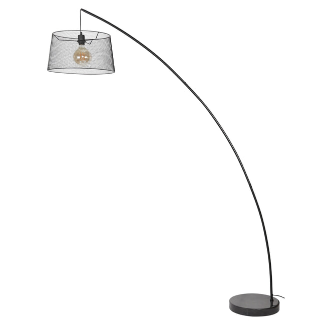 Vloerlamp 'Alexandra' Ø45cm, kleur Charcoal