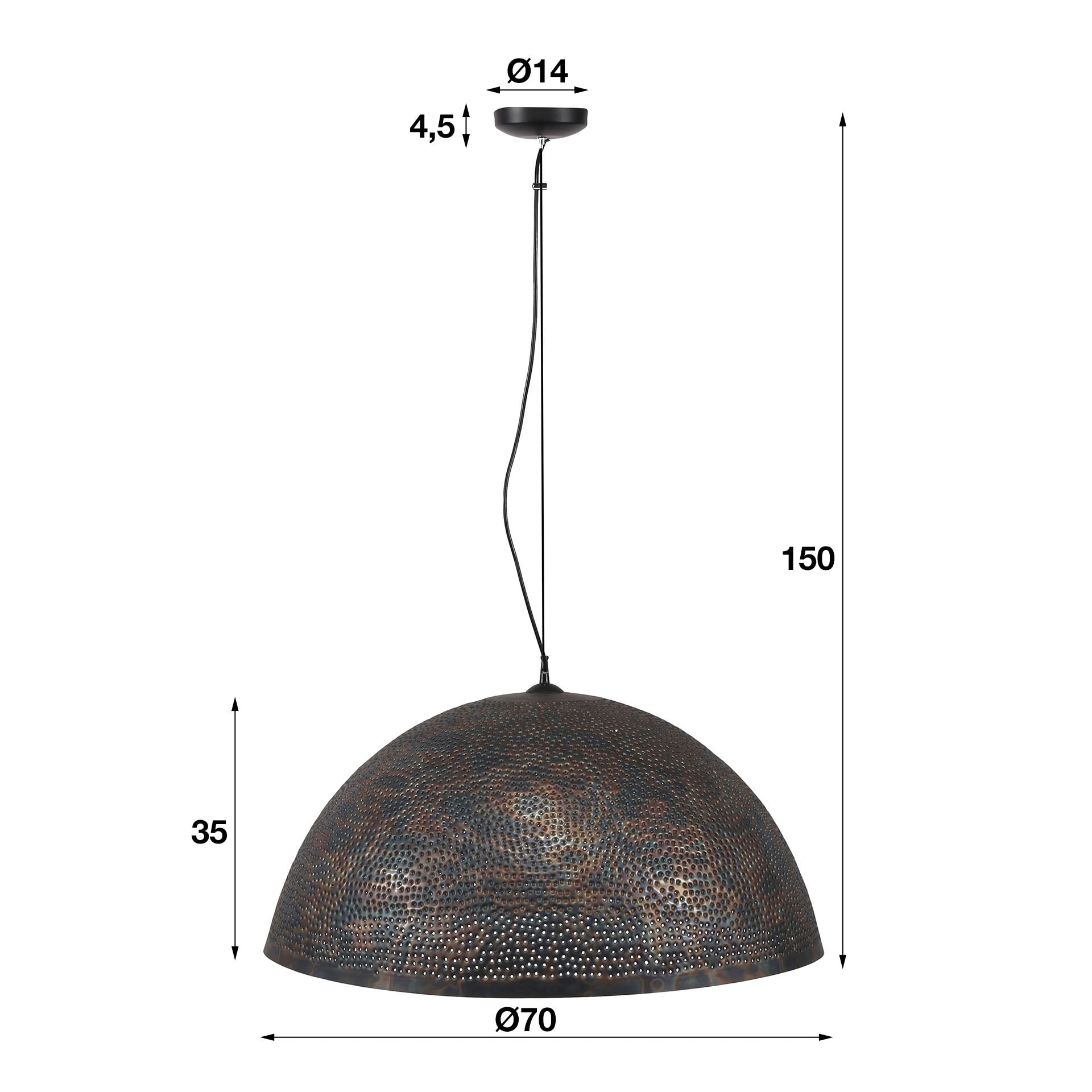 Hanglamp 'Murray' 70cm