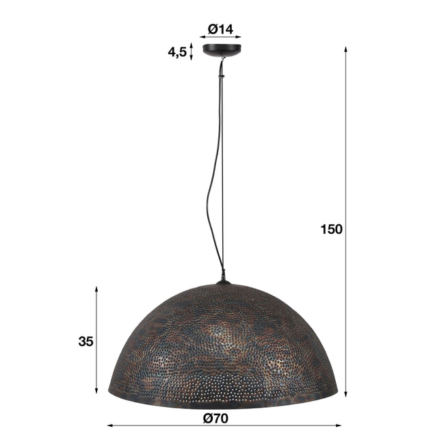 Hanglamp 'Murray' 70cm