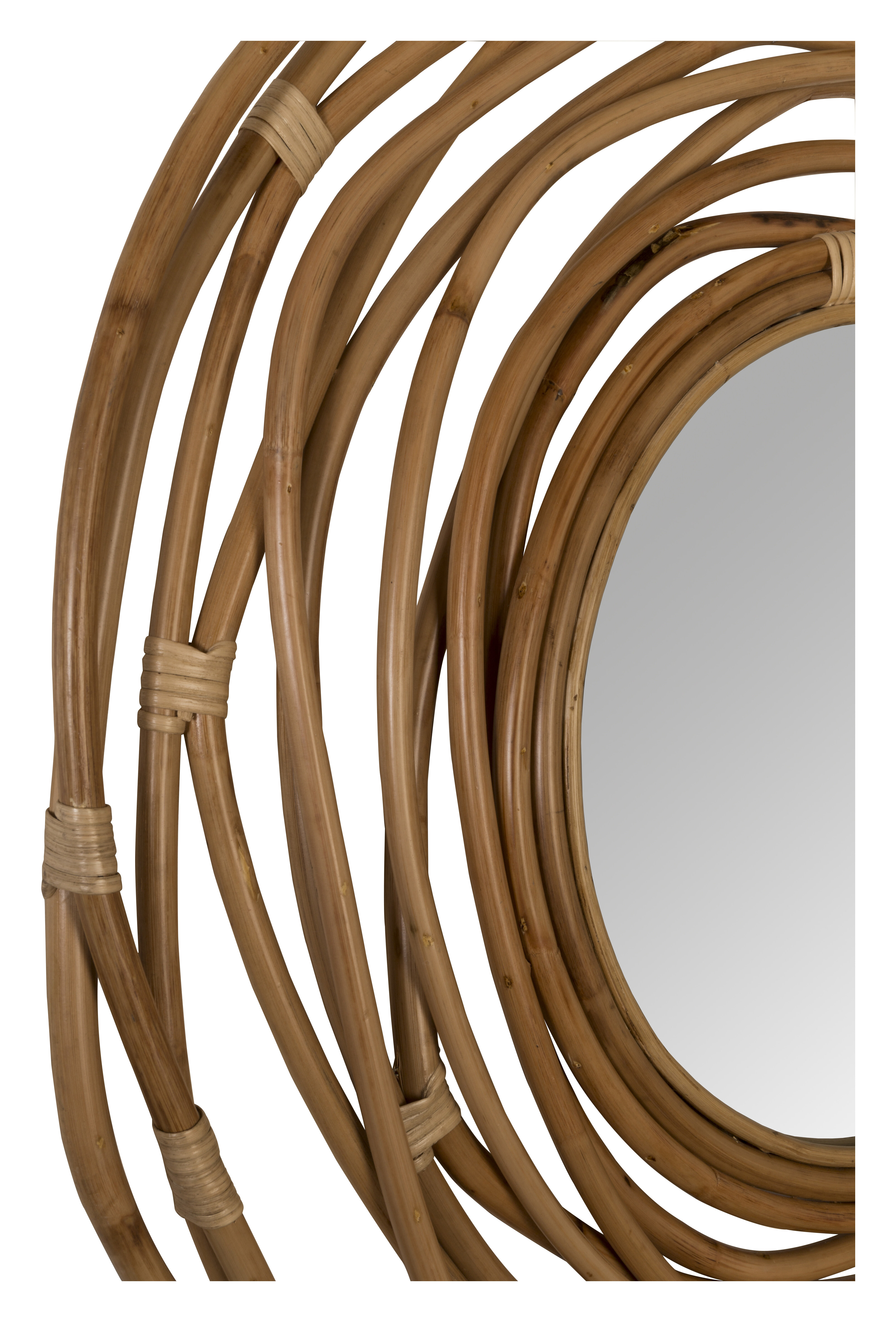 Dutchbone Ronde Spiegel 'Kubu' 75cm