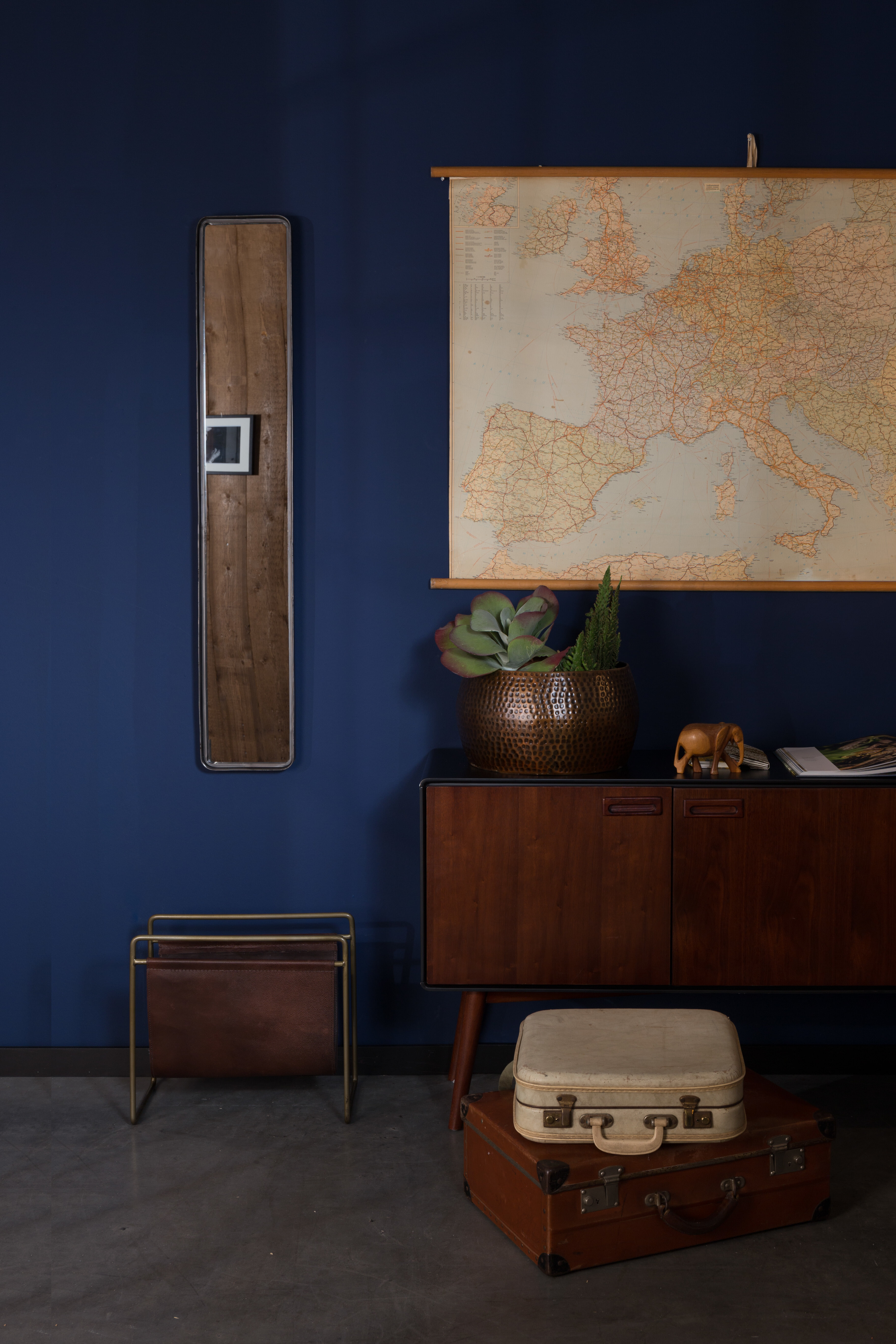 Dutchbone Spiegel 'Blackbeam' 120 x 20cm