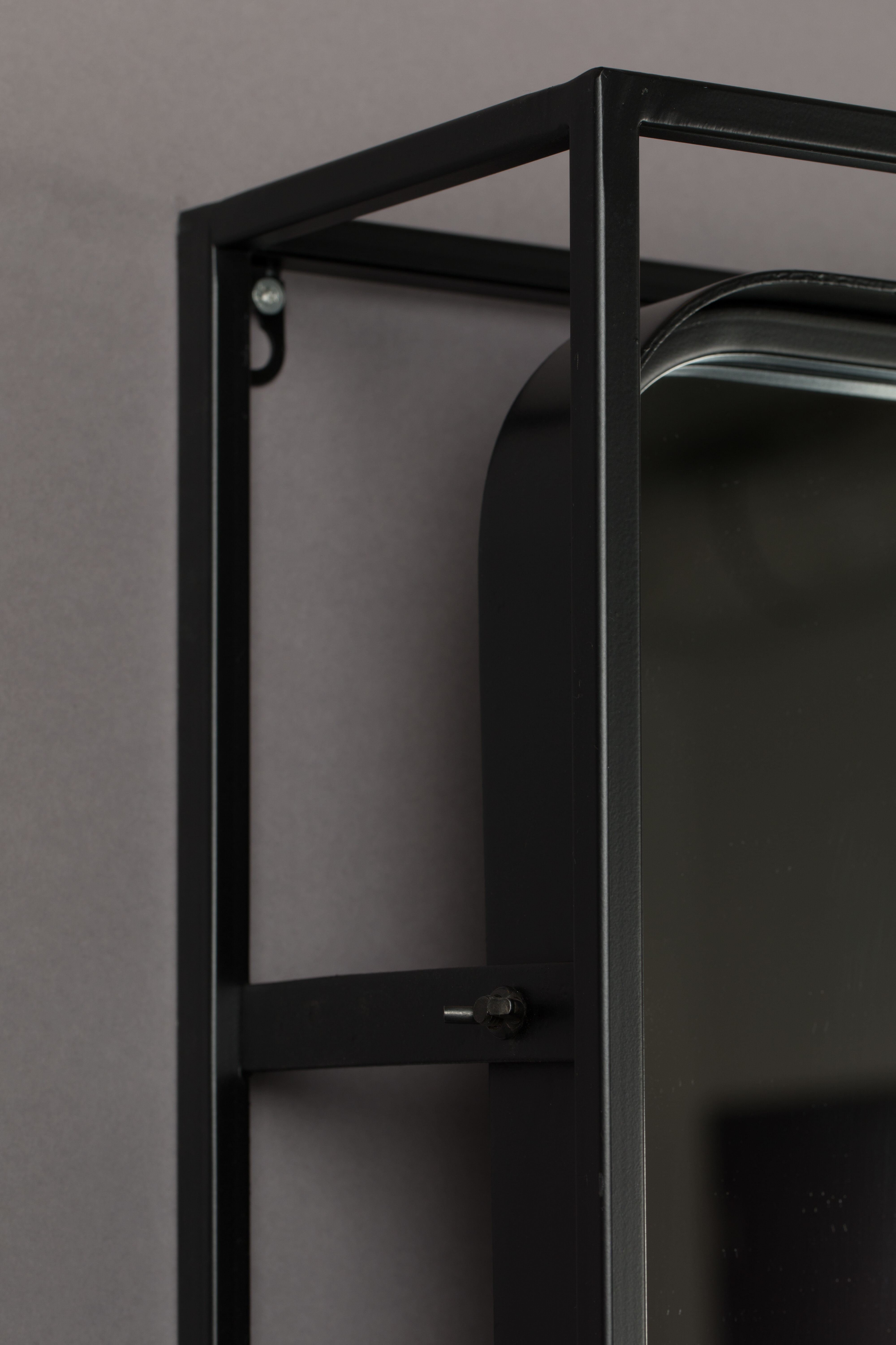 Dutchbone Kapstok 'Langres' met spiegel, 165 x 53cm