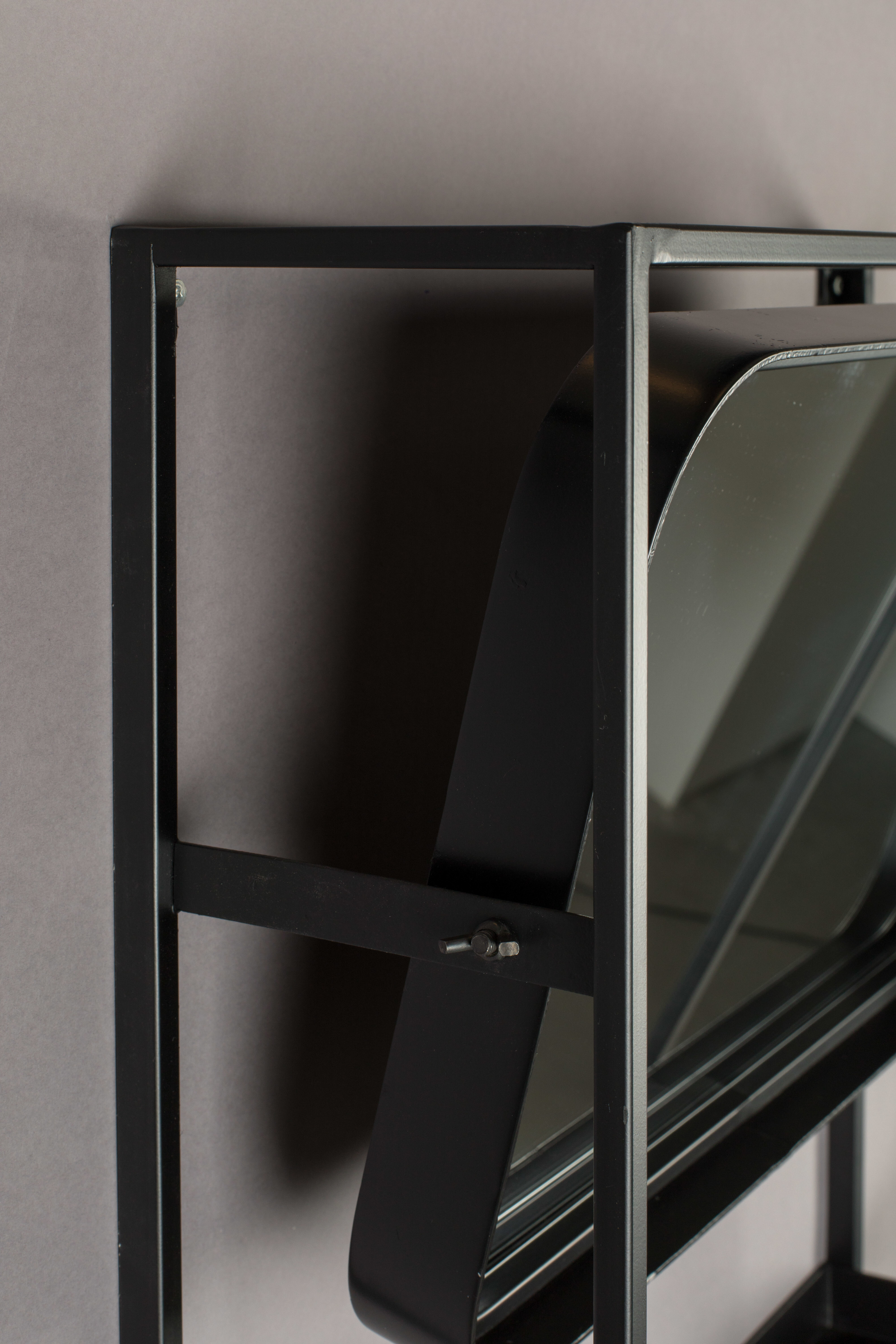 Dutchbone Kapstok 'Langres' met spiegel, 165 x 53cm