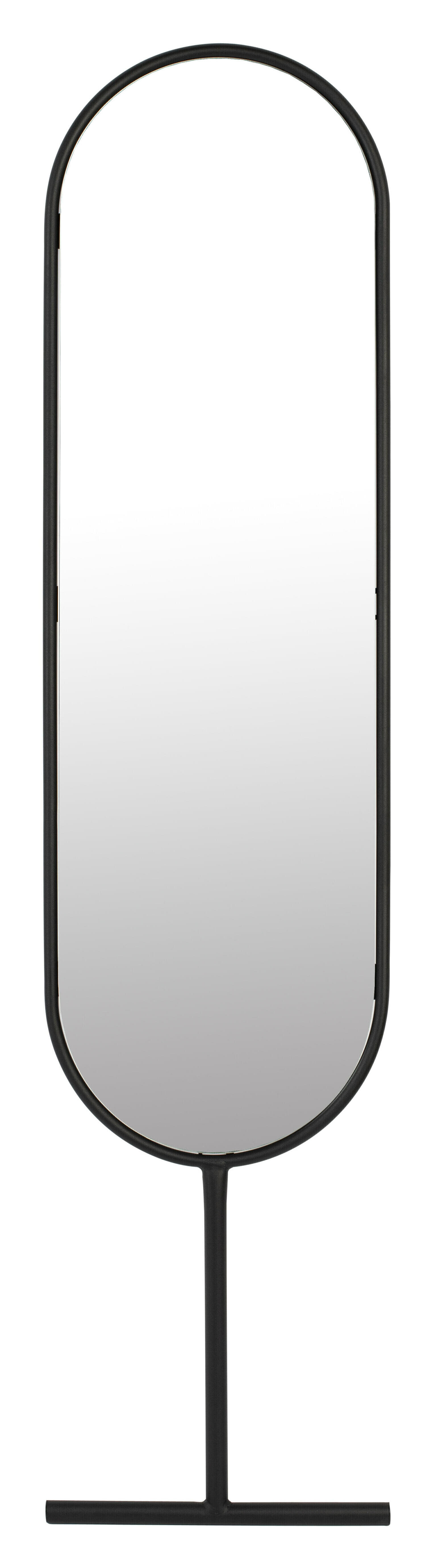 Zuiver Ovale Spiegel 'Tess' 165 x 38cm, kleur Zwart