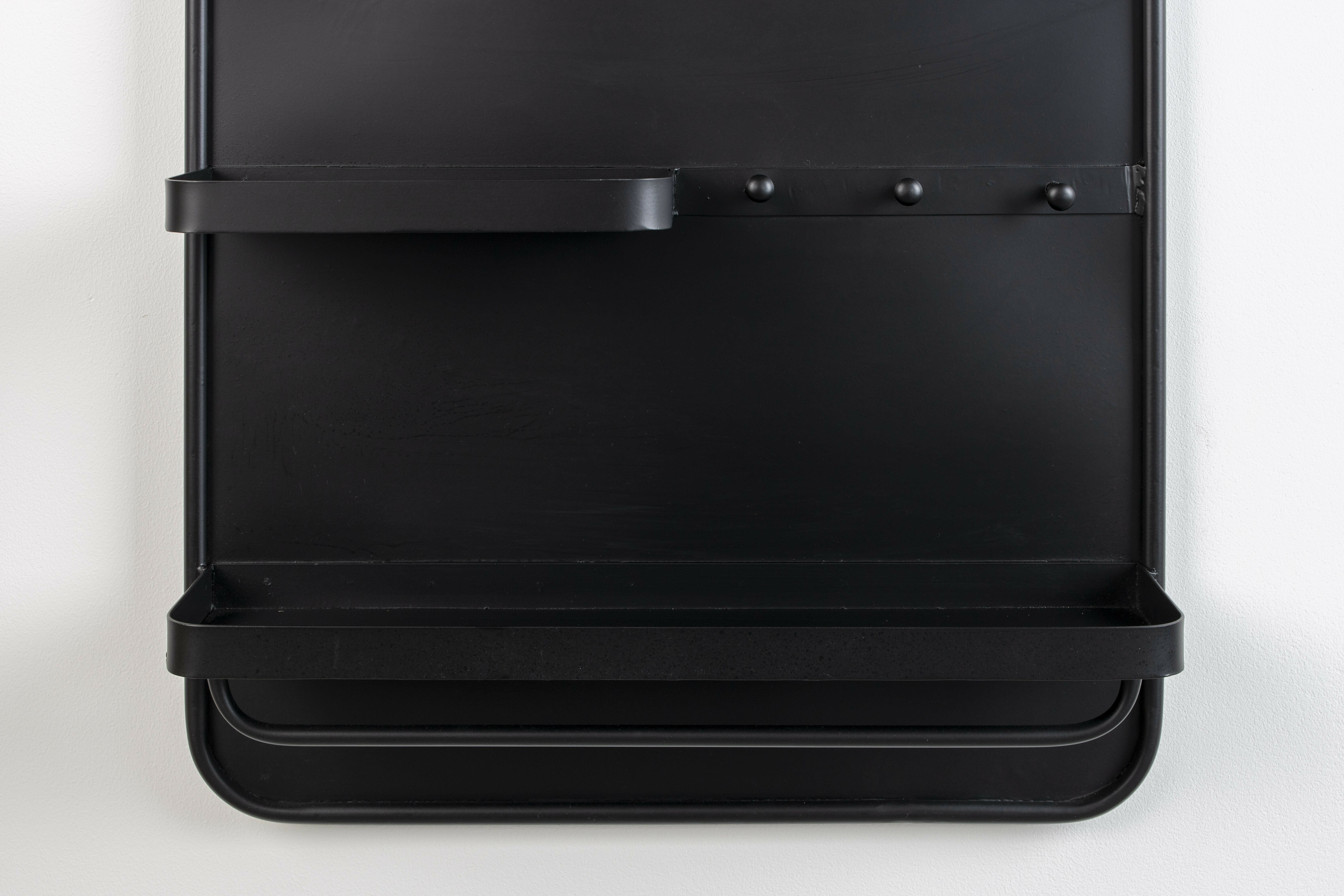 ZILT Spiegel 'Jaros' Met 2 planken en 3 haakjes, 108 x 53cm