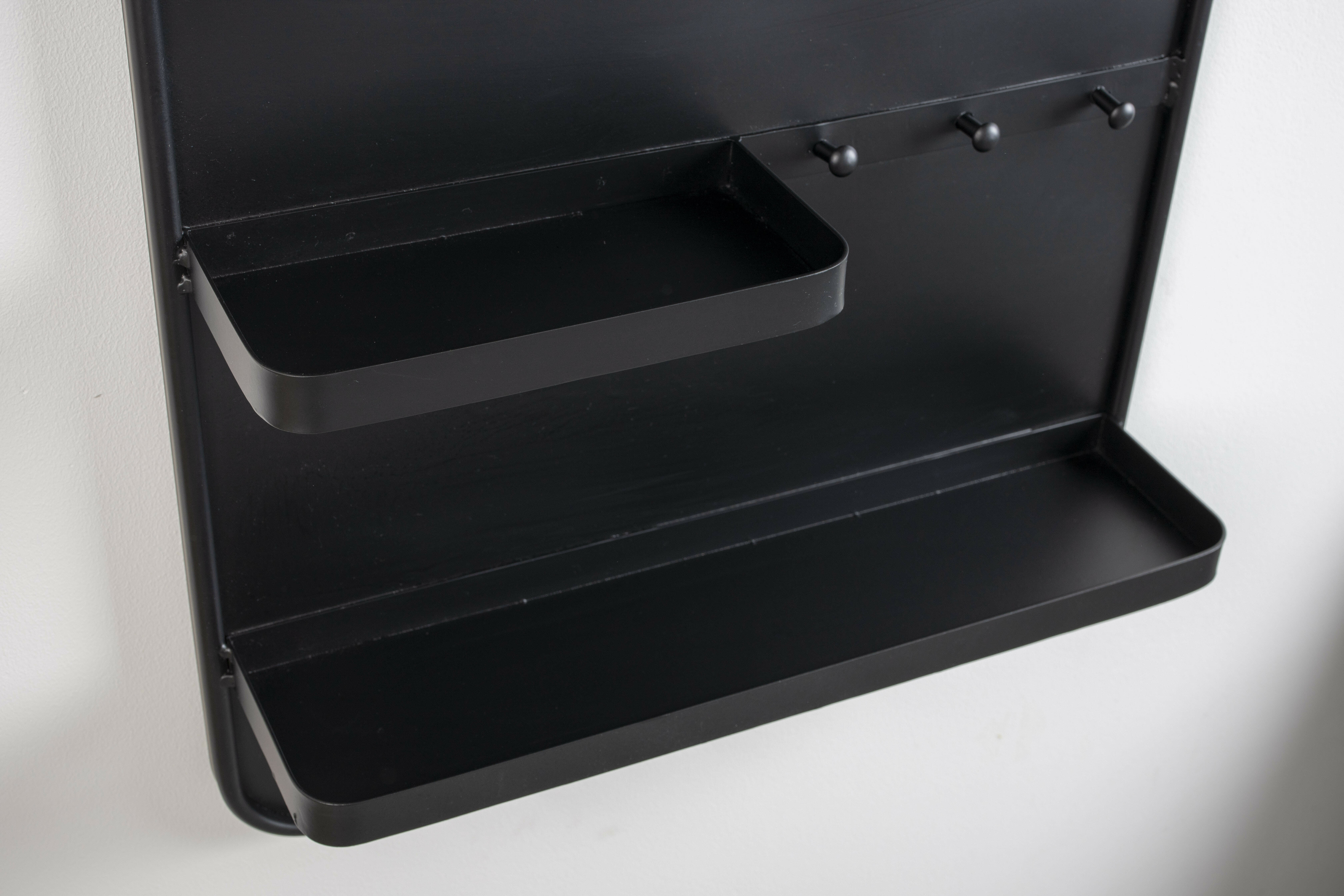 ZILT Spiegel 'Jaros' Met 2 planken en 3 haakjes, 108 x 53cm