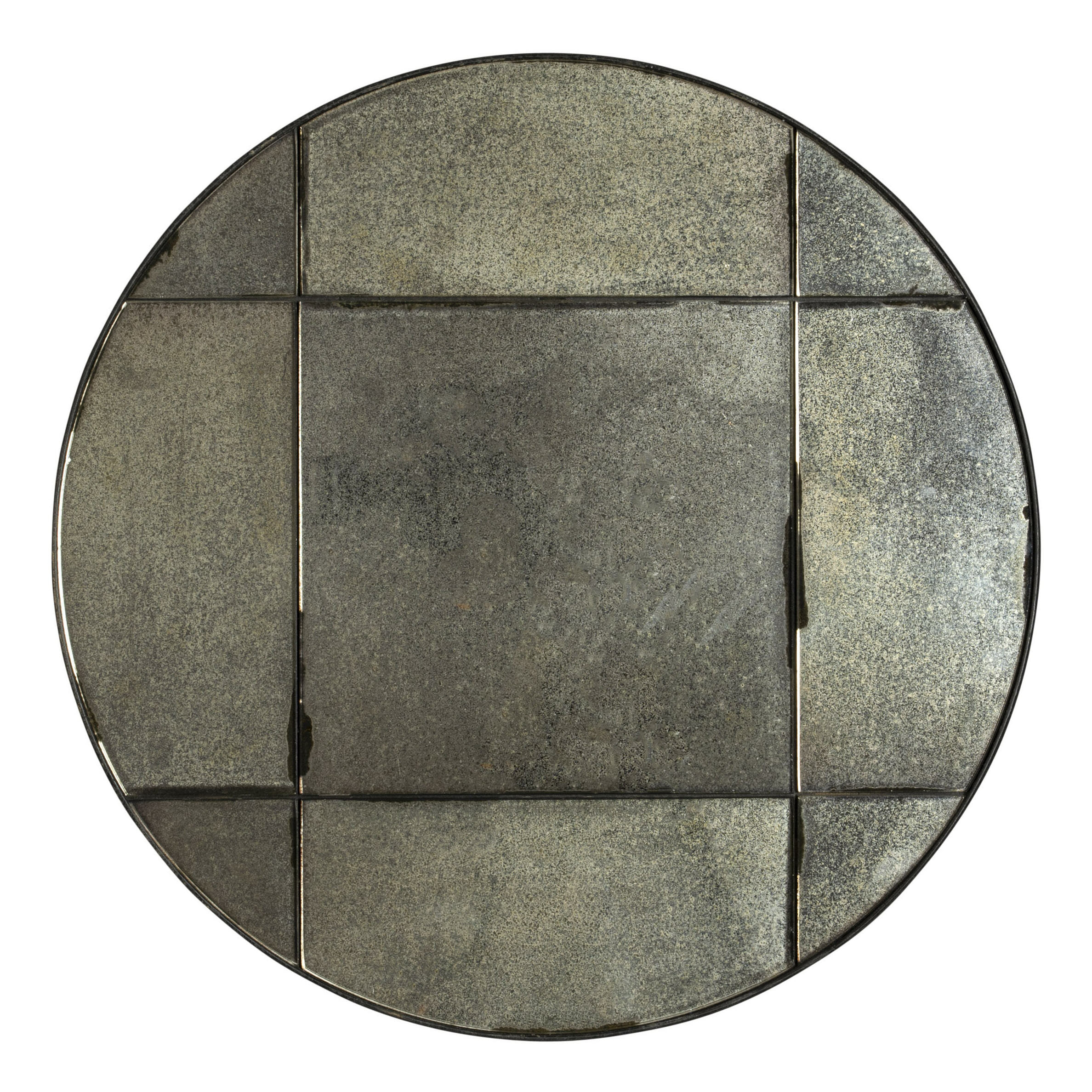 Dutchbone Ronde Spiegel 'Mado' Antique finish, 40cm