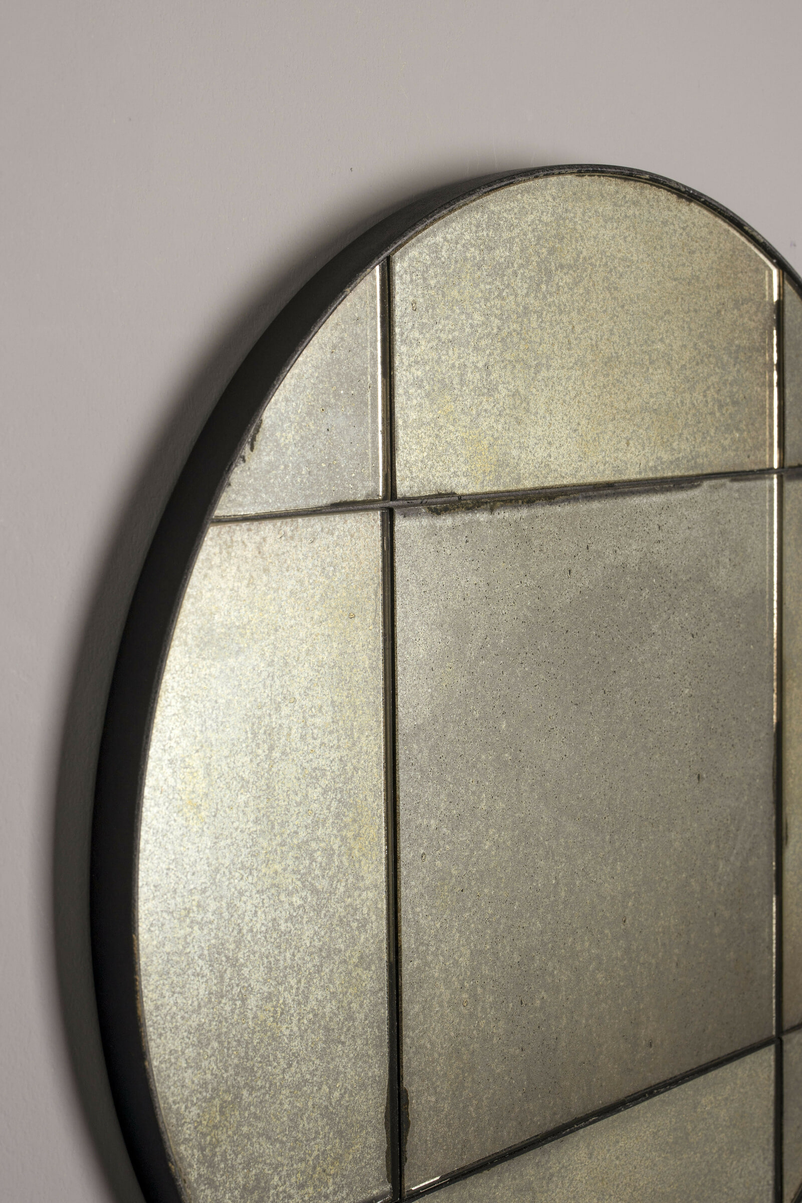 Dutchbone Ronde Spiegel 'Mado' Antique finish, 40cm