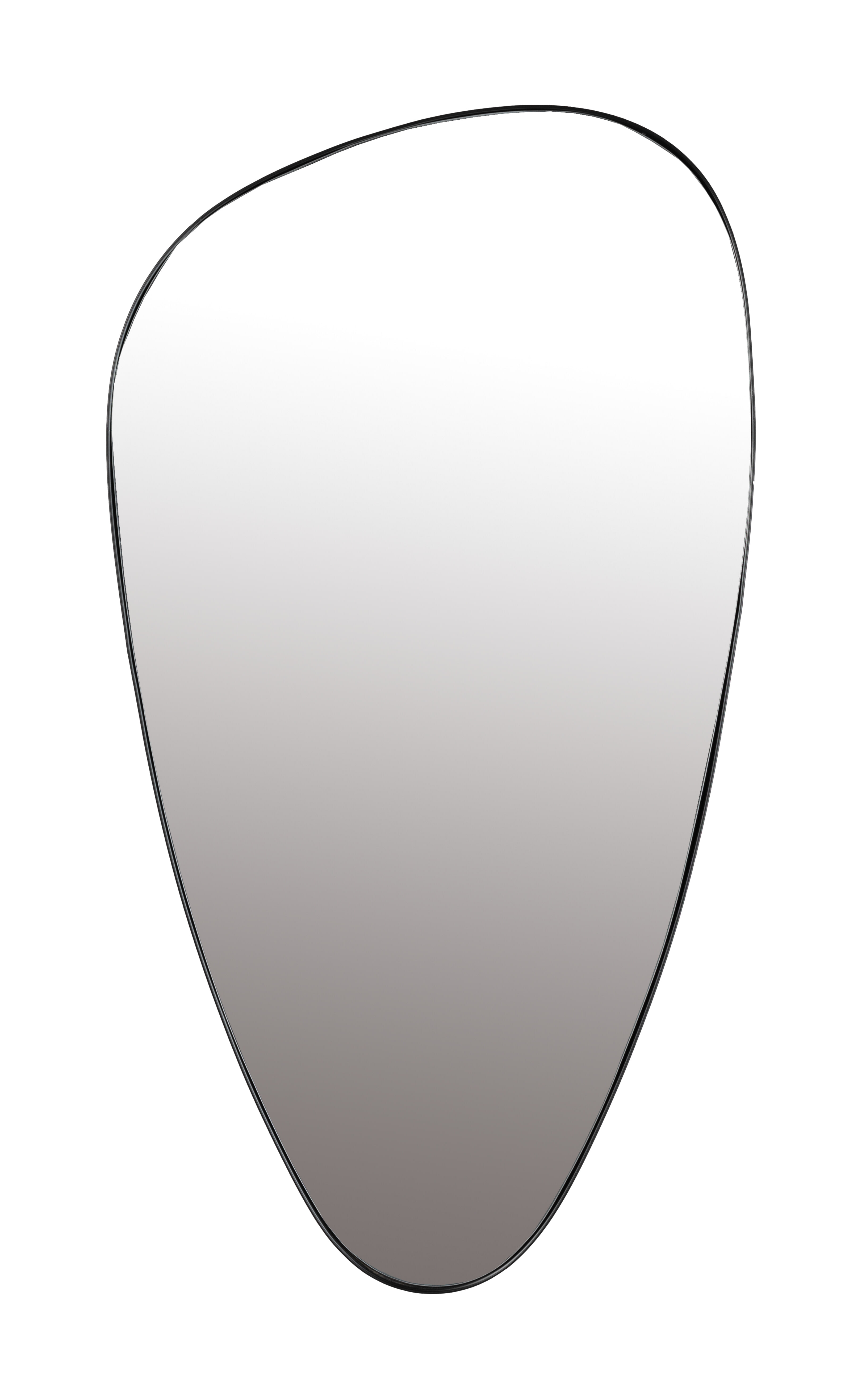 ZILT Organische Spiegel Francie 80 x 45cm - Zwart