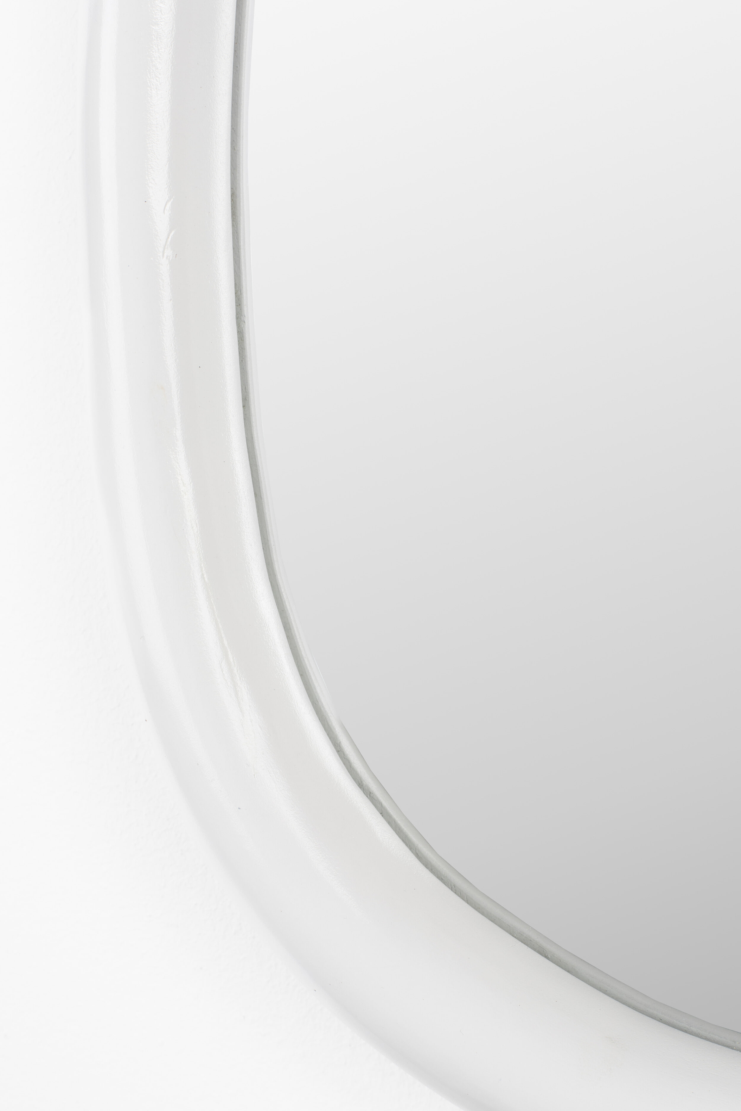 Zuiver Organische Spiegel 'Looks' 67 x 49cm, kleur Off White