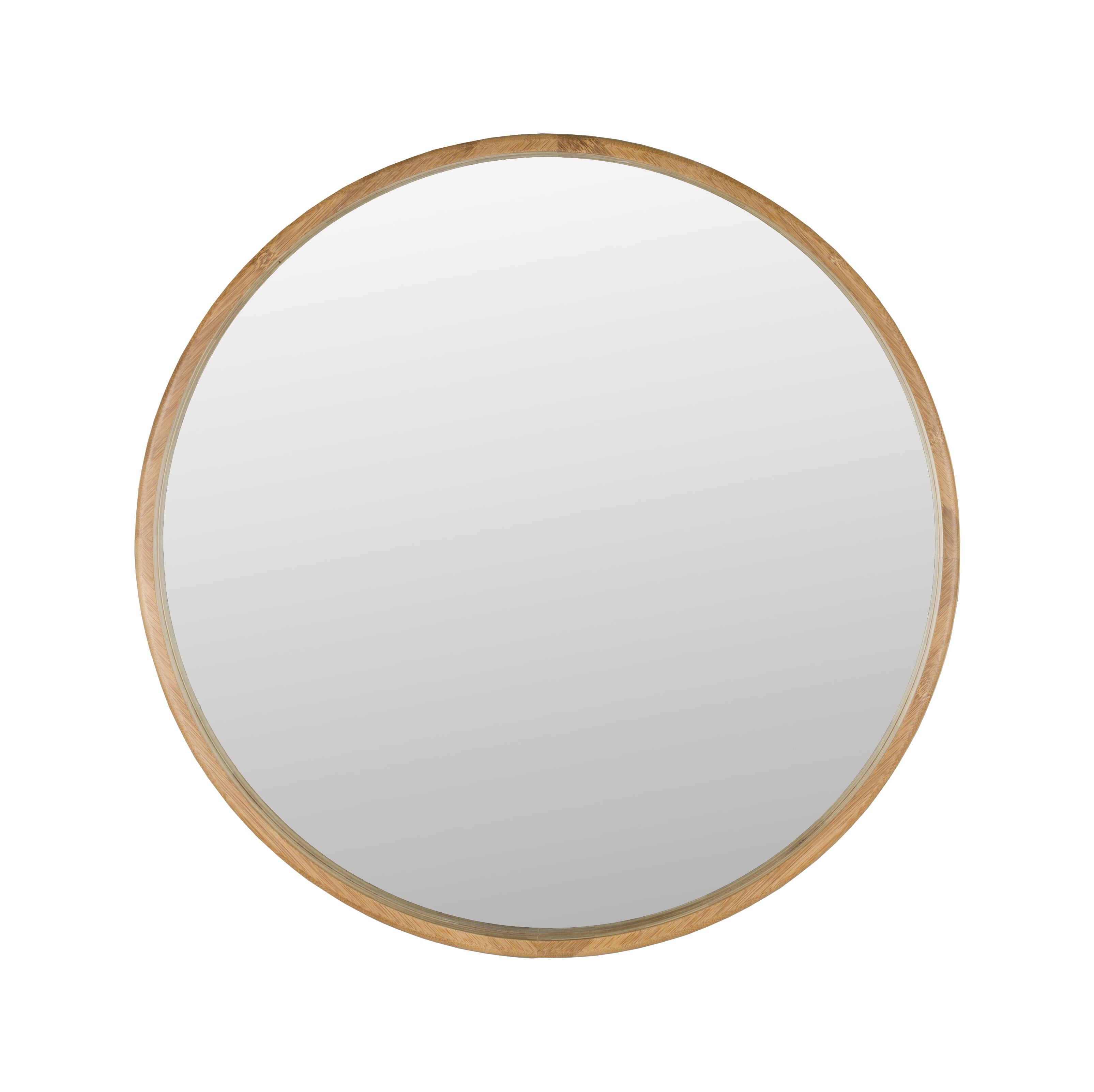 Dutchbone Ronde Spiegel 'Caroun' Bamboe