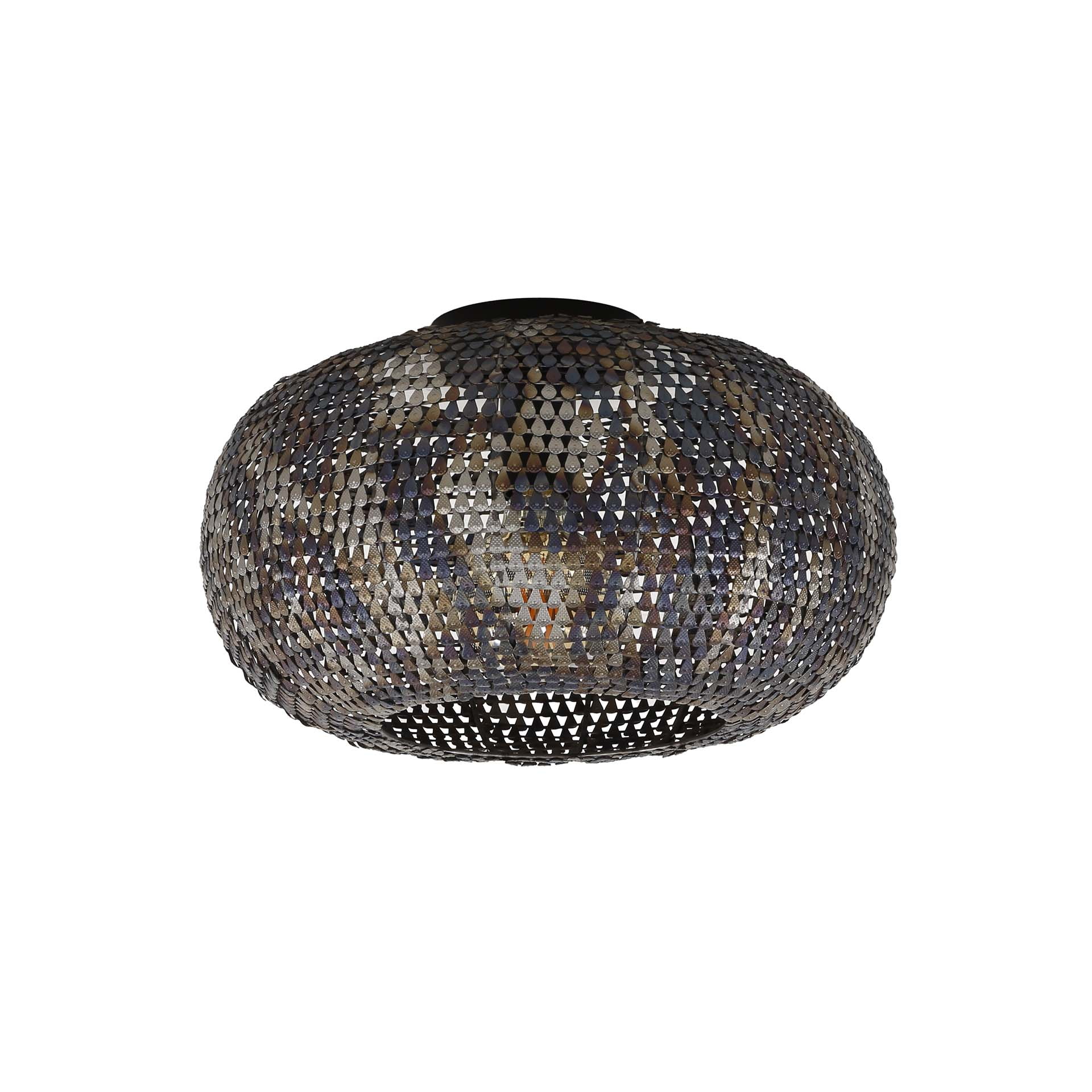 LifestyleFurn Plafondlamp 'Terrial' Burned finish, 40cm