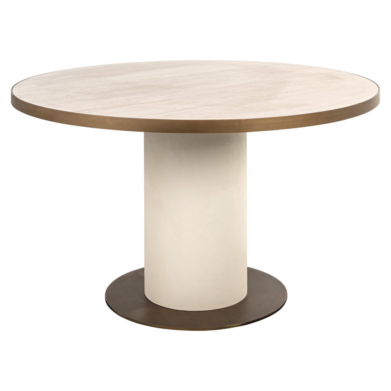 Richmond Interiors Richmond Ronde Eettafel Tivoli Keramiek, 130cm - Wit