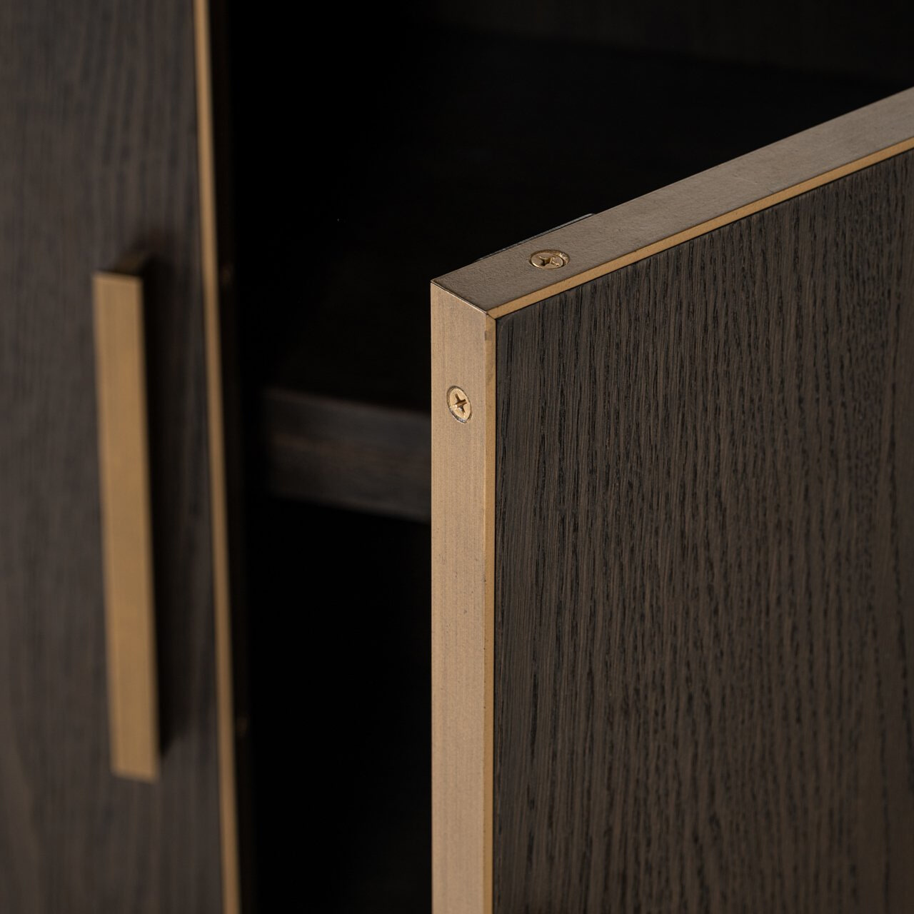 Richmond Wandkast 'Carter' Eiken en metaal, 220 x 180cm