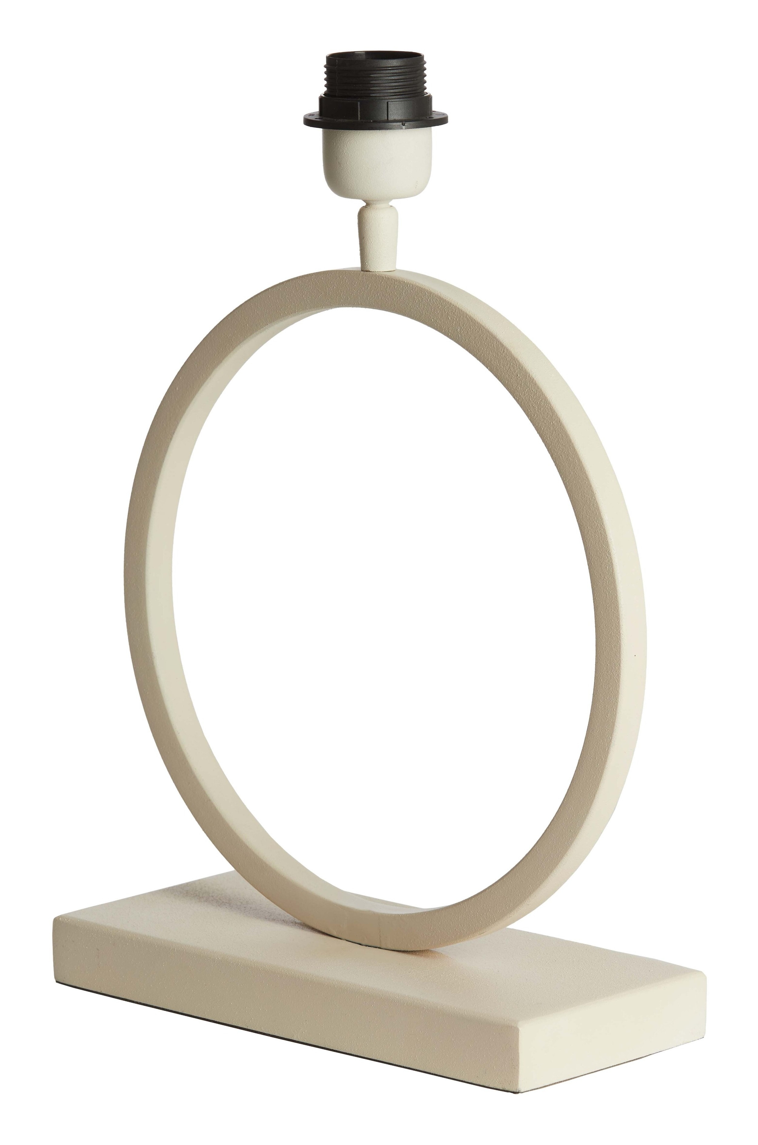 Light & Living Tafellamp 'Liva' 42cm, kleur Crème (excl. kap)