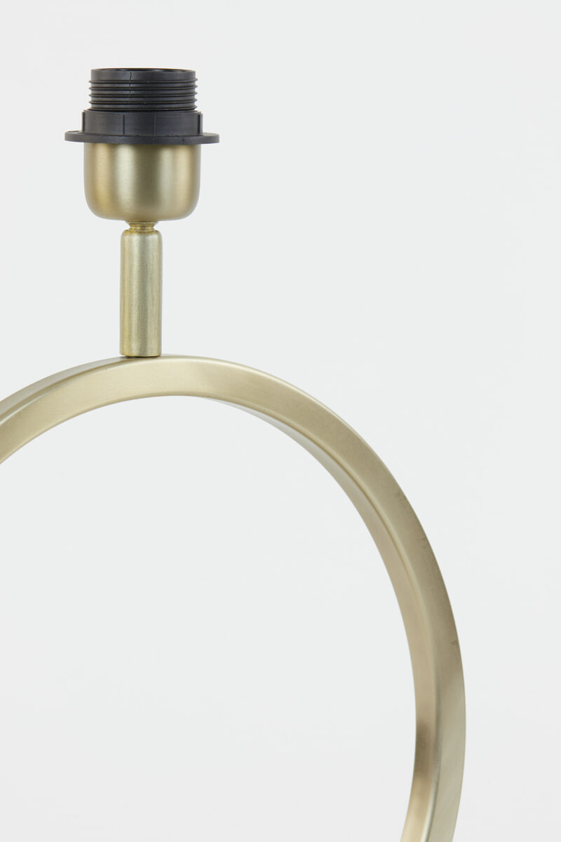 Light & Living Tafellamp 'Liva' 37cm, kleur Goud (excl. kap)