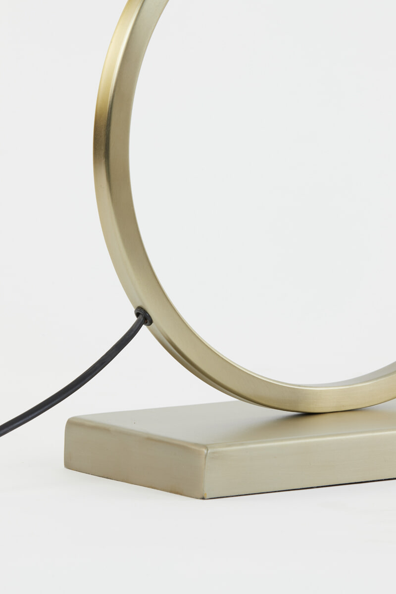 Light & Living Tafellamp 'Liva' 37cm, kleur Goud (excl. kap)