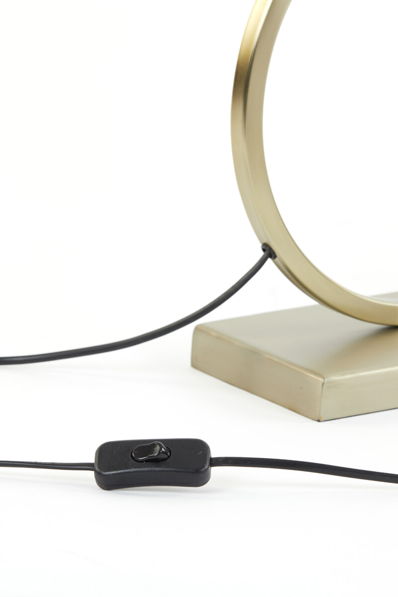 Light & Living Tafellamp 'Liva' 37cm, kleur Goud (excl. kap)