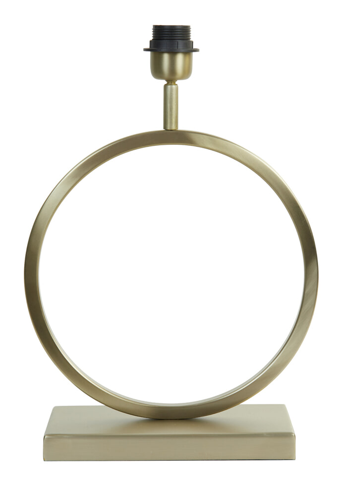 Light & Living Tafellamp 'Liva' 37cm, kleur Goud (excl. kap)