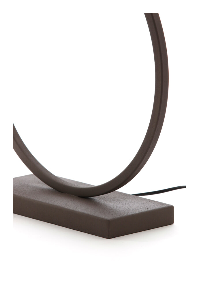 Light & Living Tafellamp 'Liva' 52cm, kleur Bruin (excl. kap)