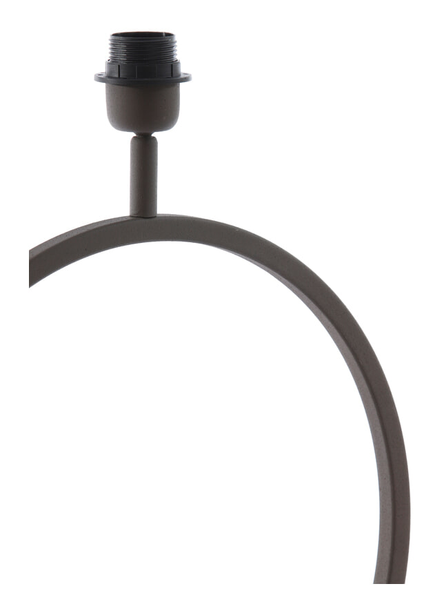 Light & Living Tafellamp 'Liva' 52cm, kleur Bruin (excl. kap)