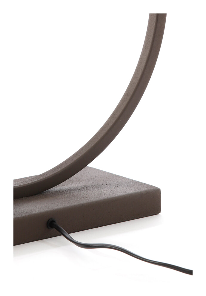 Light & Living Tafellamp 'Liva' 52cm, kleur Bruin (excl. kap)