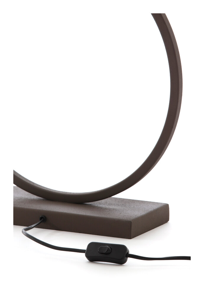 Light & Living Tafellamp 'Liva' 52cm, kleur Bruin (excl. kap)