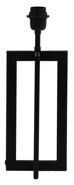 Light & Living Tafellamp 'Mace' 35cm, kleur Mat Zwart (excl. kap)
