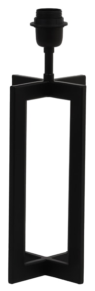 Light & Living Tafellamp 'Mace' 35cm, kleur Mat Zwart (excl. kap)