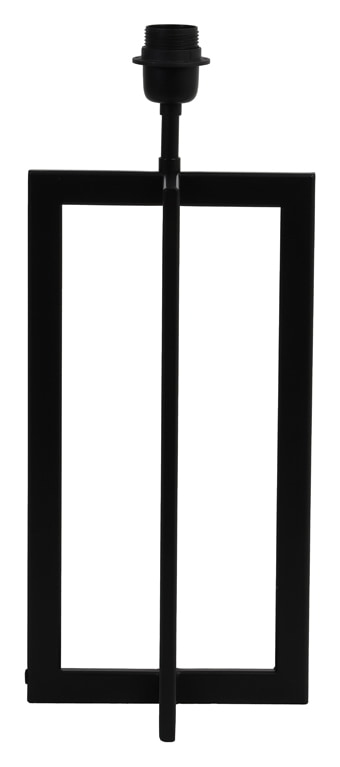 Light & Living Tafellamp 'Mace' 46cm, kleur Mat Zwart (excl. kap)