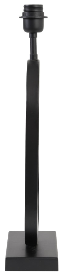 Light & Living Tafellamp 'Jamiri' 45cm, kleur Mat Zwart (excl. kap)