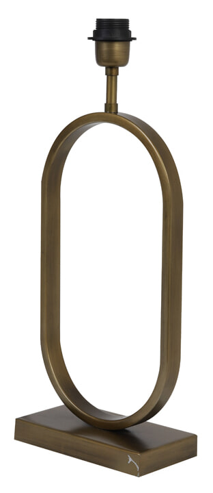 Light & Living Tafellamp 'Jamiri' 45cm, kleur Antiek Brons (excl. kap)