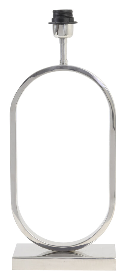 Light & Living Tafellamp 'Jamiri' 45cm, kleur Nikkel (excl. kap)