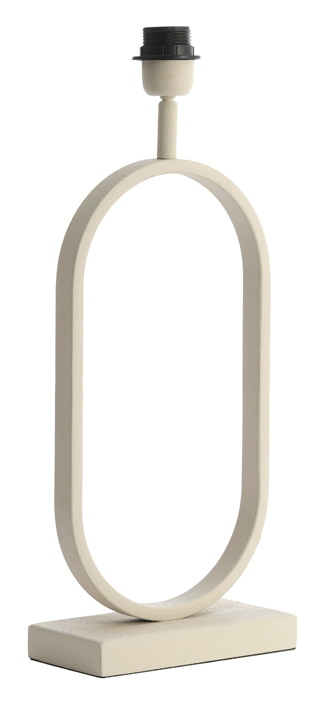 Light & Living Tafellamp 'Jamiri' 45cm, kleur Crème (excl. kap)