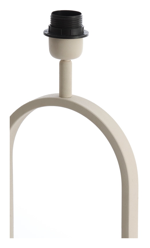 Light & Living Tafellamp 'Jamiri' 45cm, kleur Crème (excl. kap)