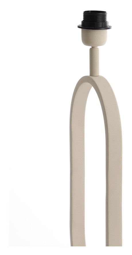 Light & Living Tafellamp 'Jamiri' 45cm, kleur Crème (excl. kap)