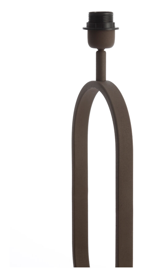 Light & Living Tafellamp 'Jamiri' 45cm, kleur Bruin (excl. kap)