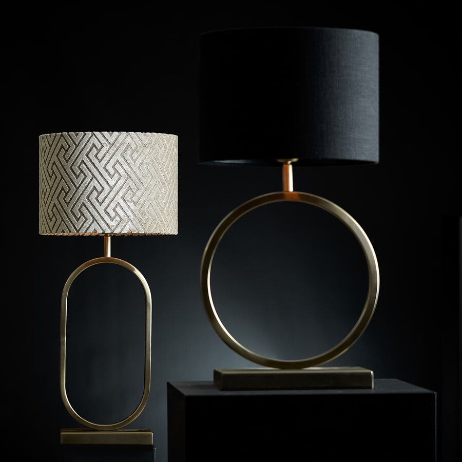 Light & Living Tafellamp 'Jamiri' 45cm, kleur Goud (excl. kap)
