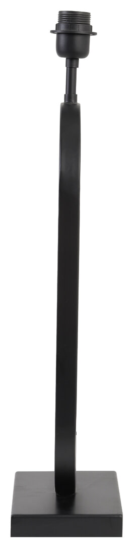 Light & Living Tafellamp 'Jamiri' 55cm, kleur Mat Zwart (excl. kap)