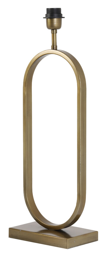 Light & Living Tafellamp 'Jamiri' 55cm, kleur Antiek Brons (excl. kap)