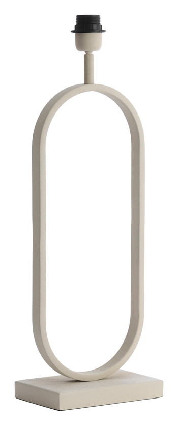 Light & Living Tafellamp 'Jamiri' 55cm, kleur Crème (excl. kap)