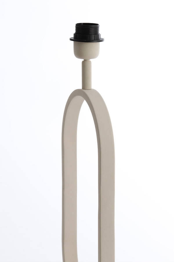 Light & Living Tafellamp 'Jamiri' 55cm, kleur Crème (excl. kap)