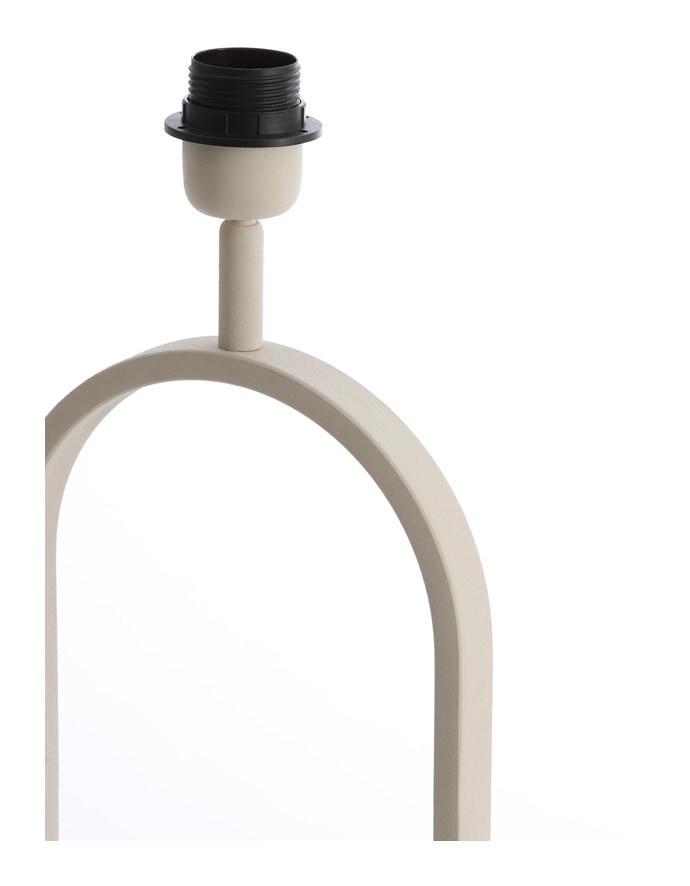 Light & Living Tafellamp 'Jamiri' 55cm, kleur Crème (excl. kap)